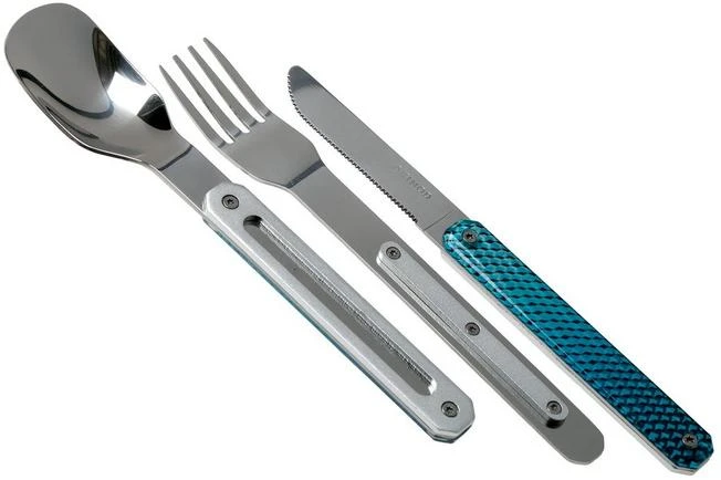 Akinod Straight Magnetic 12H34 Blue Mosaic, Outdoor Cutlery 4 Akinod Straight Magnetic 12H34 Blue Mosaic, Outdoor Cutlery - Image 2