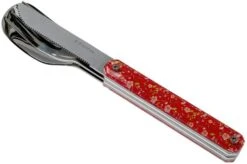 Akinod Straight Magnetic 12H34 Red Helianthemum, Outdoor Cutlery