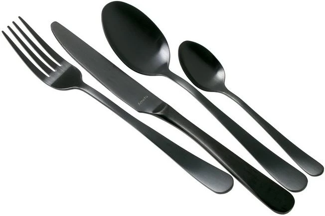 Amefa Austin 1410 24-piece Cutlery Set Matt, Black 3 Amefa Austin 1410 24-piece Cutlery Set Matt, Black
