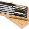 Laguiole En Aubrac Steak Knife Set 6-piece Mixed Horn, 62C99CKI -Kitchen Knife Store AU62C99CKI 01 laguiole en aubrac au62c99cki 01