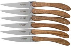 Laguiole En Aubrac Ecir Steak Knife Set 6-piece Walnut Wood