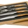 Laguiole En Aubrac CCF99OLIHL 4-piece Cutlery Set Olive Wood