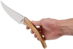 Laguiole En Aubrac Le Buron Cheese Knife Olive Wood, KMF99OLI -Kitchen Knife Store AUKMF99OLI 08 laguiole en aubrac aukmf99oli 08