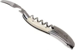 Laguiole En Aubrac Sommelier Knife Shiny Bone White LSI1 -Kitchen Knife Store AUSOM99OSI LSI1 03 laguiole en aubrac ausom99osi lsi1 03