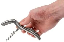 Laguiole En Aubrac Waiters Corkscrew Matte Stainless Steel, SOP99IMI -Kitchen Knife Store AUSOP99IMI 04 laguiole en aubrac ausop99imi 04