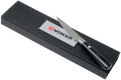 Böker Damast Black Peeling Knife 9.8 Cm -Kitchen Knife Store BO130410DAM 07 boker damast