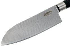 Böker Damast Black Santoku 17 Cm 130417DAM -Kitchen Knife Store BO130417DAM 03 boker damast