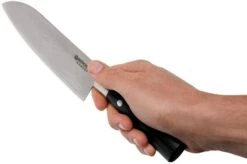Böker Damast Black Santoku 17 Cm 130417DAM -Kitchen Knife Store BO130417DAM 06 boker damast