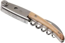 Claude Dozorme Clos Laguiole Corkscrew, Olive Wood