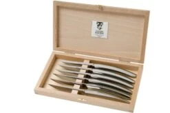 Claude Dozorme Le Thiers Steak Knife Set 6-piece, Stainless Steel -Kitchen Knife Store CD2 90 001 91 06 claude dozorme