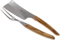 Claude Dozorme Cheese Knife Set Hard Cheese, Olive Wood -Kitchen Knife Store CD2 90 024 89 04 claude dozorme v202003