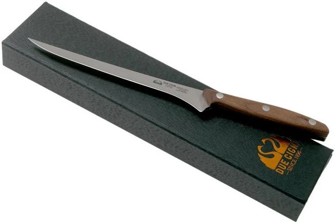 Due Cigni 1896, 2C1012NO Filleting Knife 18 Cm, Walnut Wood 8 Due Cigni 1896, 2C1012NO Filleting Knife 18 Cm, Walnut Wood - Image 6