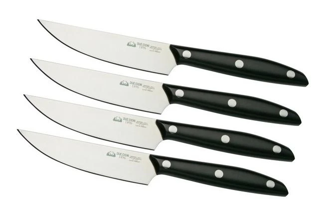 Due Cigni 1896 America 2C1019SET4, 4-piece Steak Knife Set, Black 3 Due Cigni 1896 America 2C1019SET4, 4-piece Steak Knife Set, Black