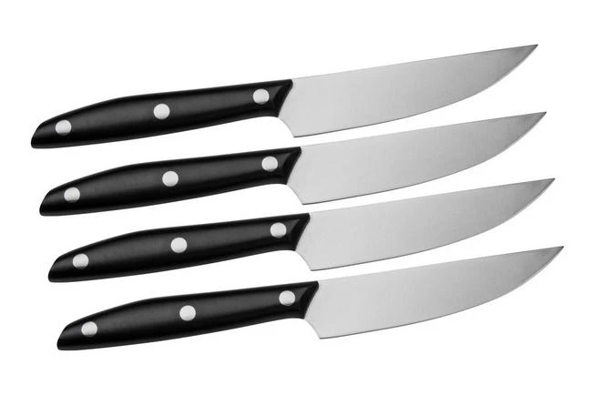 Due Cigni 1896 America 2C1019SET4, 4-piece Steak Knife Set, Black 4 Due Cigni 1896 America 2C1019SET4, 4-piece Steak Knife Set, Black - Image 2