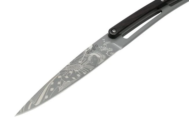 Deejo Japanese 6FB000105 Ebony Wood, 6-piece Steak Knife Set 6 Deejo Japanese 6FB000105 Ebony Wood, 6-piece Steak Knife Set - Image 4