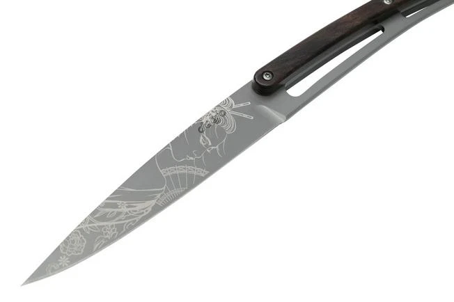 Deejo Japanese 6FB000105 Ebony Wood, 6-piece Steak Knife Set 7 Deejo Japanese 6FB000105 Ebony Wood, 6-piece Steak Knife Set - Image 5