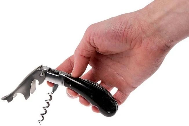 Fontenille Pataud Laguiole Magnum Waiter's Corkscrew Ebony, LMAGE 7 Fontenille Pataud Laguiole Magnum Waiter's Corkscrew Ebony, LMAGE - Image 5