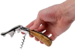 Fontenille Pataud Laguiole Magnum Waiter's Corkscrew Beech Wood, LMAGHD -Kitchen Knife Store FPLMAGHD 05 fontenille pataud magnum fplmaghd 05
