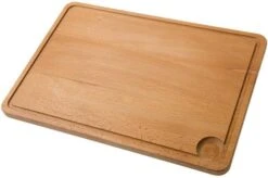 Il Cucinino Cutting Board With Slot, Beech Wood 50x35 Cm