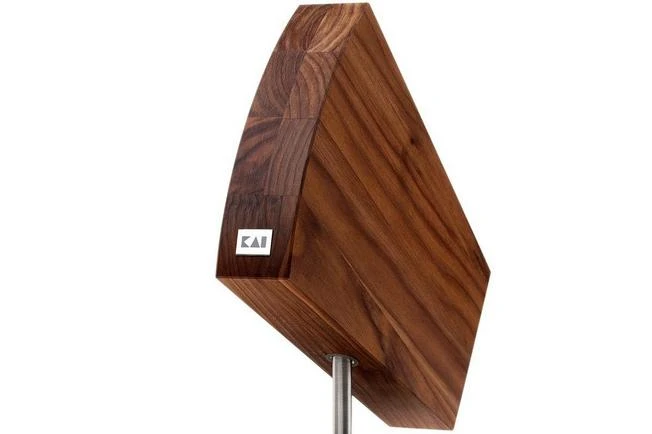 Kai Shun Magnetic Rotatable Knife Block, Walnut Wood 5 Kai Shun Magnetic Rotatable Knife Block, Walnut Wood - Image 3