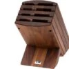 Kai Shun Knife Block, Walnut Wood, DM-0810 -Kitchen Knife Store KADM 0810 01 kai shun kadm 0810 01