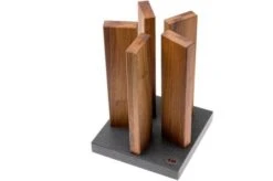 Kai Stonehenge Magnetic Knife Block, Granite/walnut, STH-4 -Kitchen Knife Store KASTH 4 02 kai stonehenge kasth 4 02