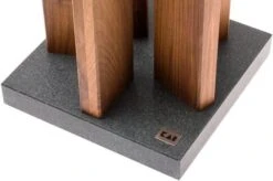 Kai Stonehenge Magnetic Knife Block, Granite/walnut, STH-4 -Kitchen Knife Store KASTH 4 03 kai stonehenge kasth 4 03 1