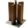 Kai Stonehenge Magnetic Knife Block, Steel/walnut Wood, STH-5 -Kitchen Knife Store KASTH 5 01 kai