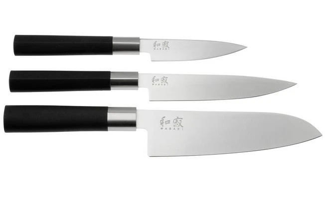 Kai Wasabi Knife Set 3 Pieces WB-67S-310 3 Kai Wasabi Knife Set 3 Pieces WB-67S-310