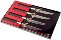 Kai Wasabi Black 4-piece Steak Knife Set 6711S -Kitchen Knife Store KAWB67S 404 07 kai wasabi black