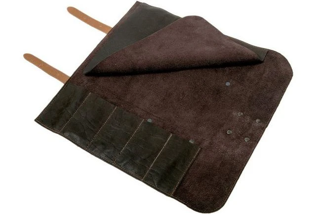 Knivesandtools Knife Bag Leather Utah Choco 45x47 5 Knivesandtools Knife Bag Leather Utah Choco 45x47 - Image 3