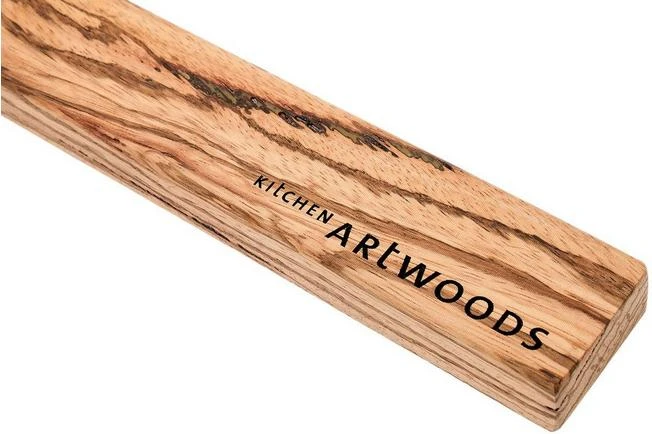 Kitchen Artwoods Magnetic Knife Strip Zebrano, 60 Cm 4 Kitchen Artwoods Magnetic Knife Strip Zebrano, 60 Cm - Image 2