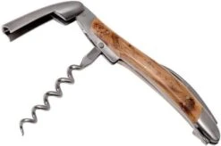 Forge De Laguiole SOMGE2 Waiter's Corkscrew Matted Juniper -Kitchen Knife Store LASOMGE2 02 forge de laguiole lasomge2 02