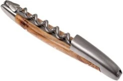 Forge De Laguiole SOMGE2 Waiter's Corkscrew Matted Juniper -Kitchen Knife Store LASOMGE2 04 forge de laguiole lasomge2 04
