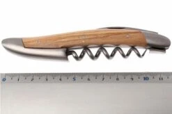 Forge De Laguiole Wine Opener, Olive Wood -Kitchen Knife Store LASOMOL 06 forge de laguiole kelnermes lasomol d5