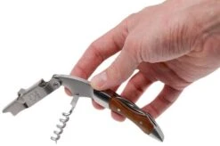 Le Creuset WT-110 Waiter's Corkscrew And Bottle Opener, Wood -Kitchen Knife Store LC59814012205274 04 le creuset wine opener lc59814012205274 04