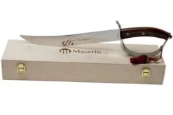 Maserin Champagne Saber 14 Champagne Sabre Rosewood -Kitchen Knife Store ME2000SC14 06 maserin