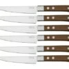 Maserin TEGI 2500TG01-M 6-piece Steak Knife Set With Bag, Brown -Kitchen Knife Store ME2500TG01 M 01 maserin