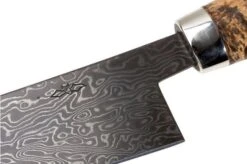 Nesmuk EXCLUSIVE C90 Chef's Knife 18 Cm, Karelian Birch Burl, EDC90BM180 -Kitchen Knife Store NEEDC90BM180 04 nesmuk exclusive needc90bm180 04