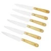 Nontron Traditional Set Of 6 Kitchen Knives, T6OF12RBU 6-piece Knife Set -Kitchen Knife Store NNT6OF12RBU 01 nontron
