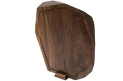 Noyer Cutting Board Walnut Wood With Cut-out, 37x32 Cm -Kitchen Knife Store NOCBWG 03 noyer