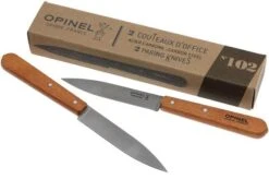Opinel Paring Knives, Set Of 2 N°102, Carbon Steel 15 Opinel Paring Knives, Set Of 2 N°102, Carbon Steel -Kitchen Knife Store OP001222 07 opinel no 102 op001222 07
