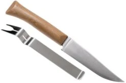 Opinel Cheese Set, Cheese Knife And Fork Stainless Steel, 001834 -Kitchen Knife Store OP001834 03 opinel op001834 03