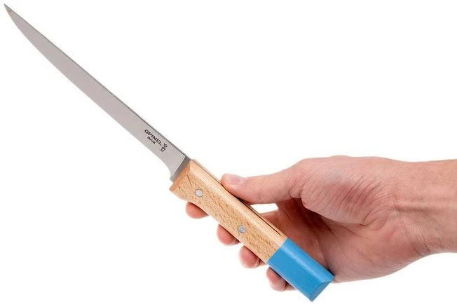 Opinel Parallèle POP N°121 Flexible Fillet Knife 18 Cm, Blue 8 Opinel Parallèle POP N°121 Flexible Fillet Knife 18 Cm, Blue - Image 6