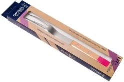 Opinel Parallèle POP N°124 Meat Fork, Fuchsia -Kitchen Knife Store OP002131 06 opinel parallele op002131 06