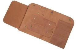 Robert Herder Knife Bag 1 956300000 Roll-up Knife Bag 3-piece, Leather -Kitchen Knife Store RH956300000 03 robertherder