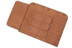 Robert Herder Knife Bag 2 956400000 Roll-up Knife Bag 4-piece, Leather -Kitchen Knife Store RH956400000 03 robertherder