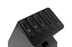 Lion Sabatier Moscou 668280 Knife Block With Ceramic Knife Sharpeners, Black -Kitchen Knife Store SA668280 04 lionsabatier