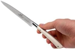 Lion Sabatier Edonist Perle Serrated Utility Knife 12 Cm, White, 807381 -Kitchen Knife Store SA807381 07 lion sabatier edonist perie sa807381 07