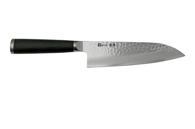 Shizu Hamono Shikisai Miyako Bessaku SB-1103 Santoku, 18 Cm 4 Shizu Hamono Shikisai Miyako Bessaku SB-1103 Santoku, 18 Cm - Image 2